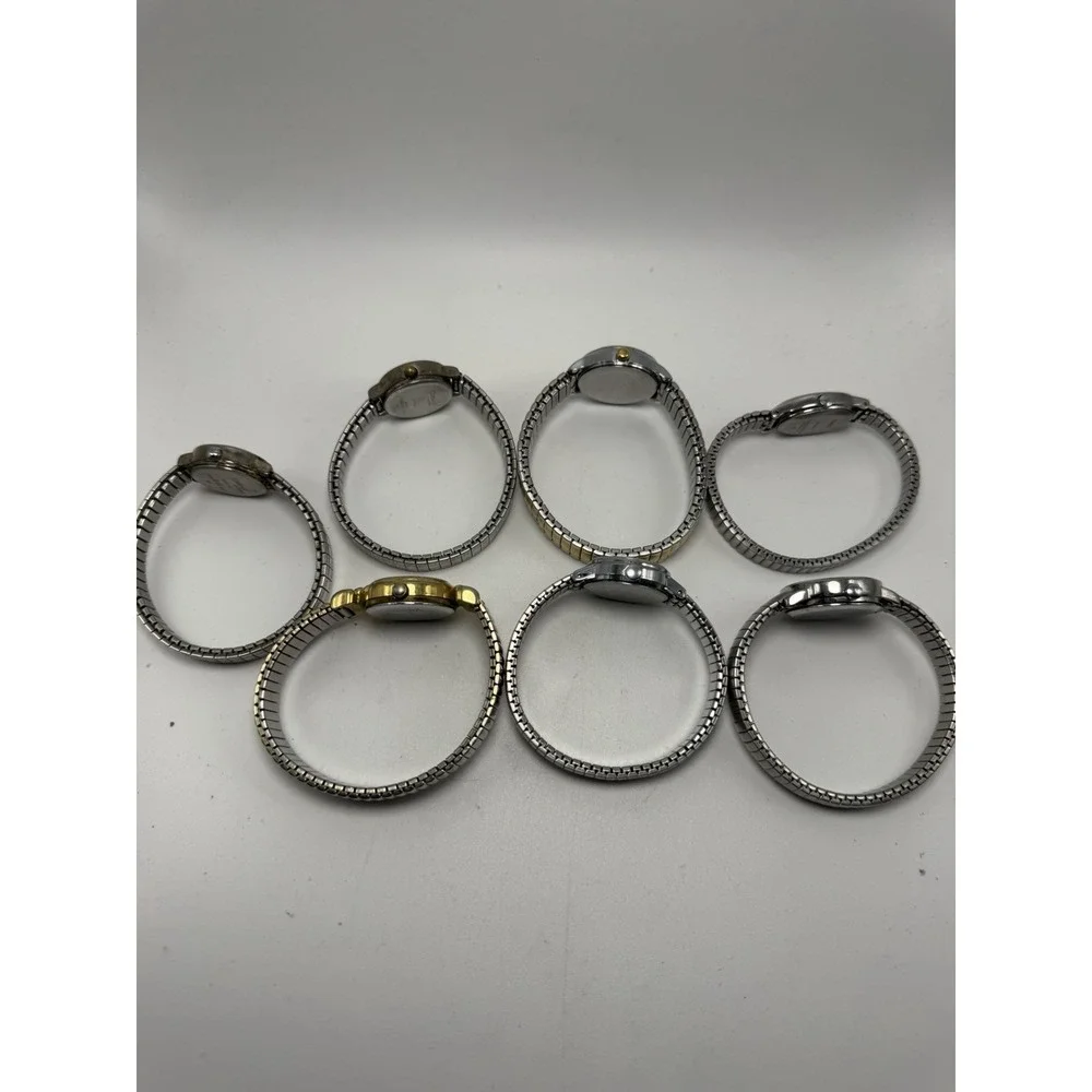 Timex‎ Carriage Women Lot Of 7 New Batteries Stretch Band